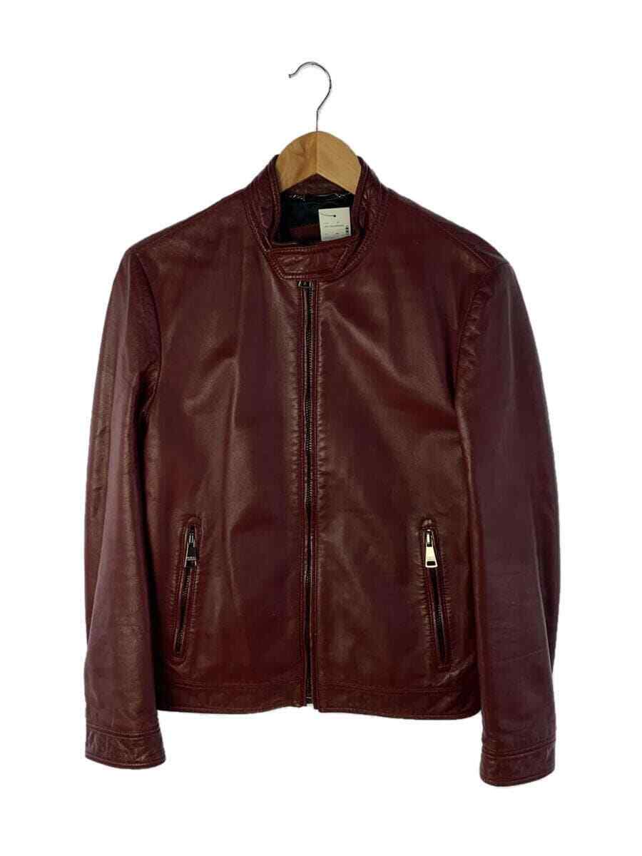 DOLCE&GABBANA single riders Jacket leather sheepskin red 44 DOLCE&GABBANA single riders Jacket leather sheepskin red 44