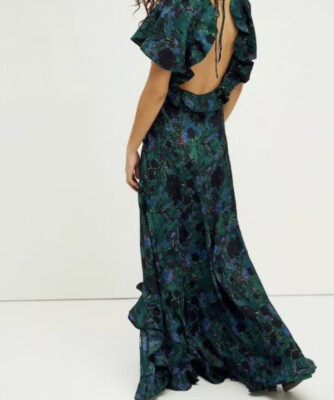 Josephine Dress by Free People, Emerald Combo, M