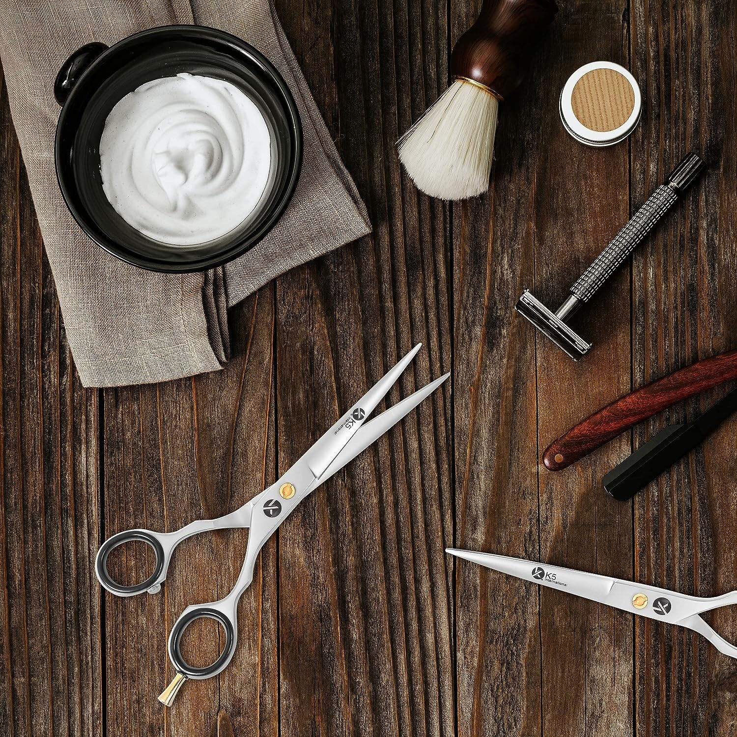 Professional 6'0 Inches Barber Hair Cutting Scissors for Salons Hair