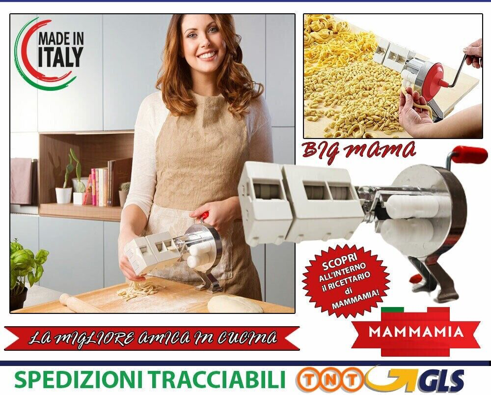Macchina per la Pasta Manuale BigMama Made in Italy Mammamia MP