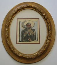 GUERRERO VINTAGE PORTRAIT PAINTING ABSTRACT EXPRESSIONISM SIGNED MODERNISM  