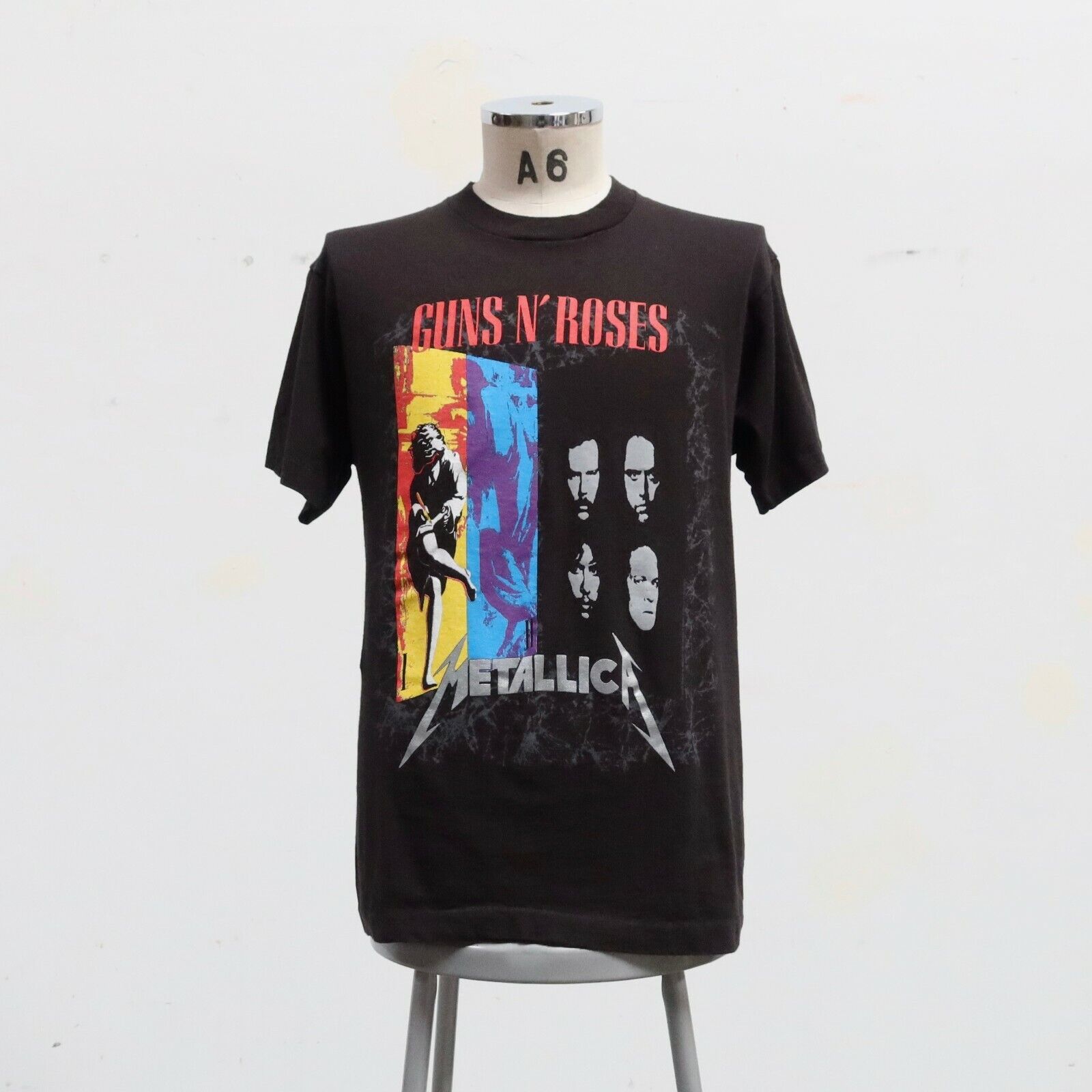 Vintage 1992 Guns N Roses Metallica Tour Shirt Single Stitch Rock