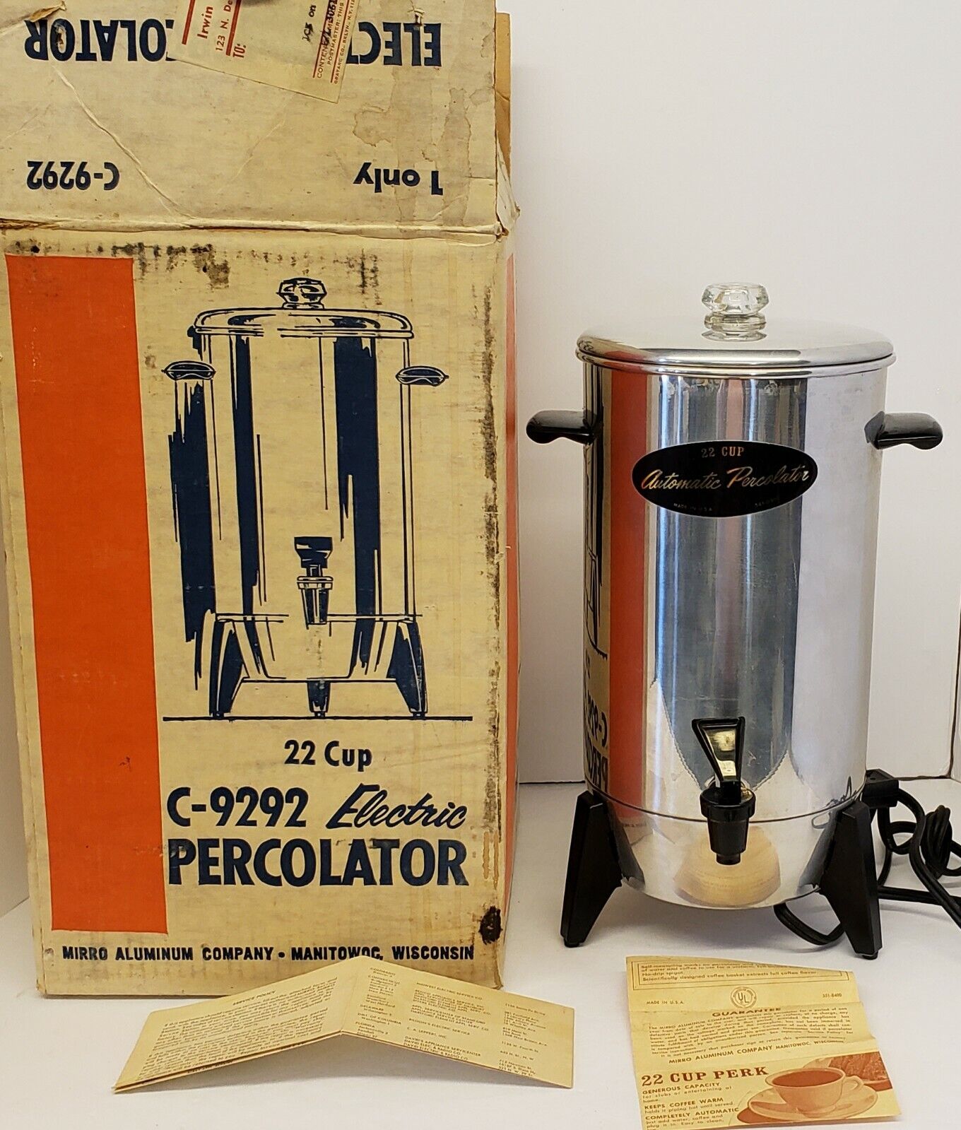 Small Electric Coffee Percolator 