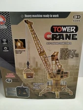 Liberty Imports Self Loading Tower Crane-Battery Operated-Toy Model