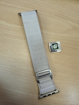 Apple Watch Ultra Alpine Loop 49mm (42/44/45/46) Genuine OEM Starlight L Used