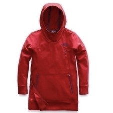 THE NORTH FACE Boys Techo Hoodie Red Sz Small 7/8 NEW