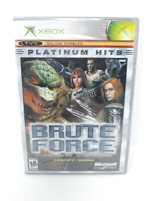 Brute Force Original Xbox 2003 New Factory Sealed Platinum Hits Video Game