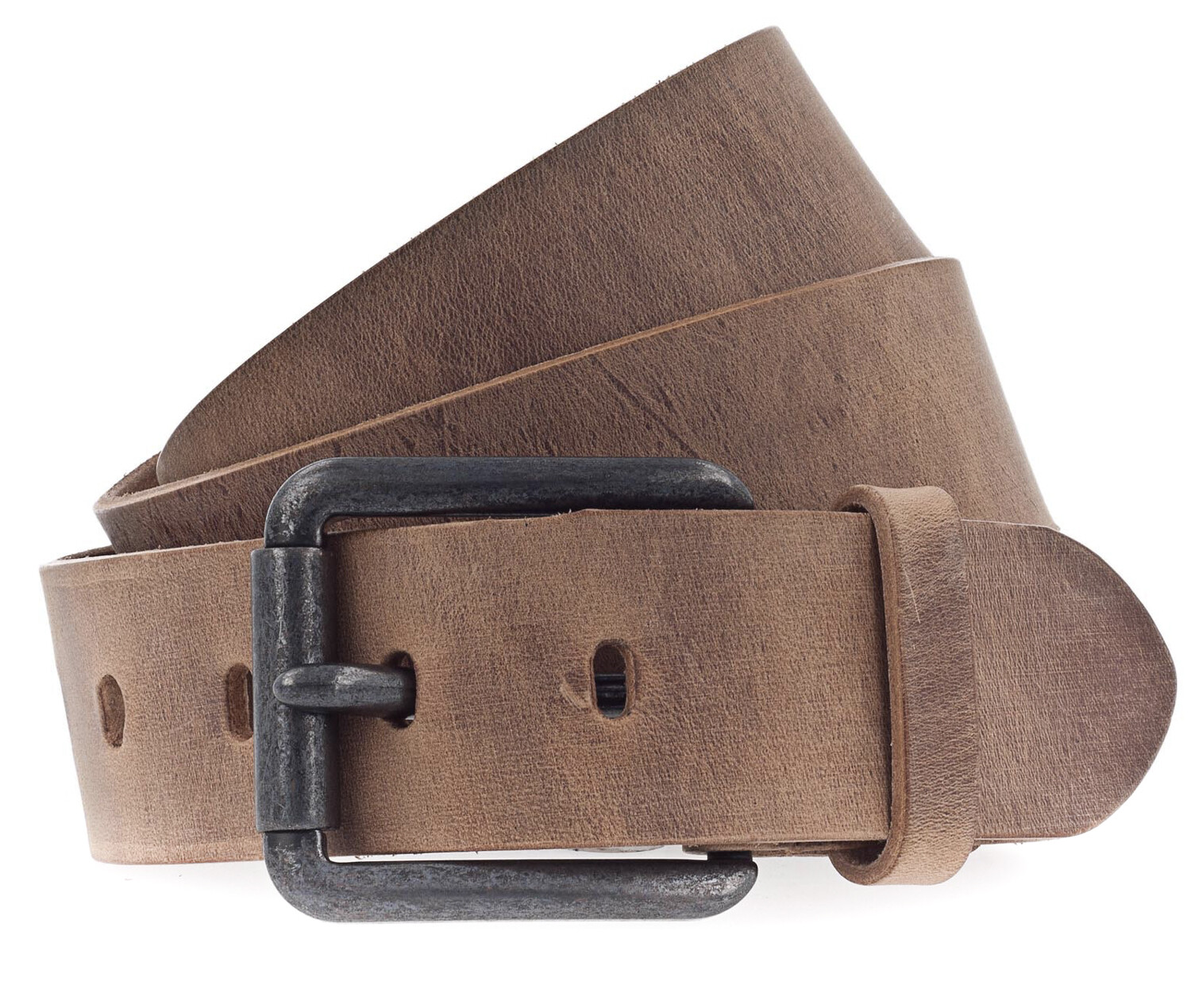 Vanzetti 40mm Full Leather Belt W80 Mid Brown