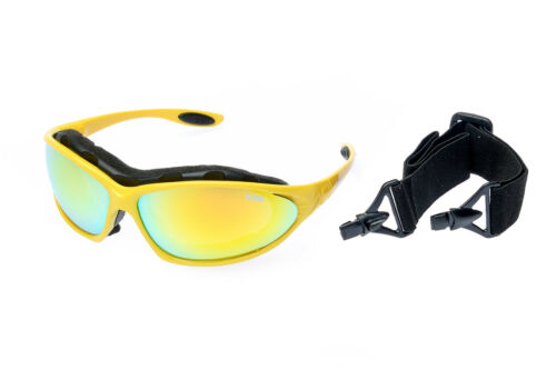 Ravs Sportbrille Schutzbrille Sonnenbrille mit 70% mehr Kontrast für Allwetter - Bild 1 von 1