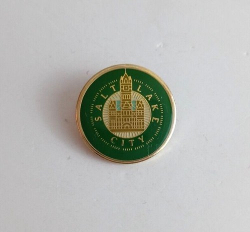 Vintage Salt Lake City Utah Lapel Hat Pin - Picture 1 of 2