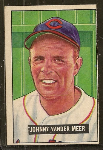 1951 Bowman Johnny Vander Meer 