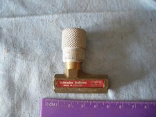 Schrader 337 A Adjustable Free Flow Control Valve 250 PSI