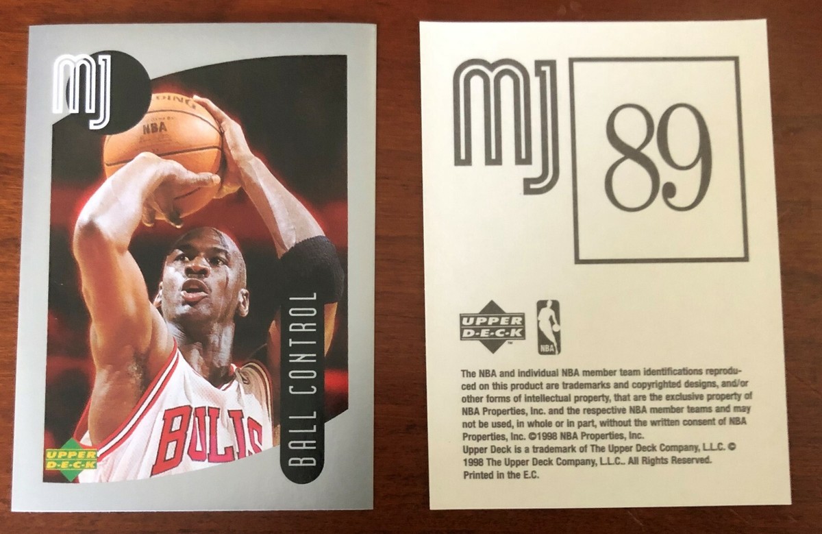 1998 Upper Deck MJ Sticker Collection #89 Michael Jordan