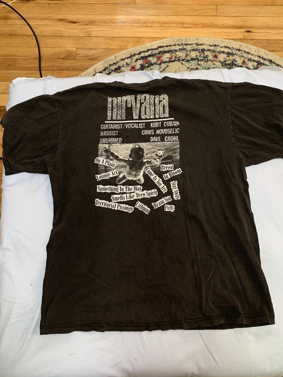 Original Rare Nirvana Nevermind Promo Shirt XL Extra large Best