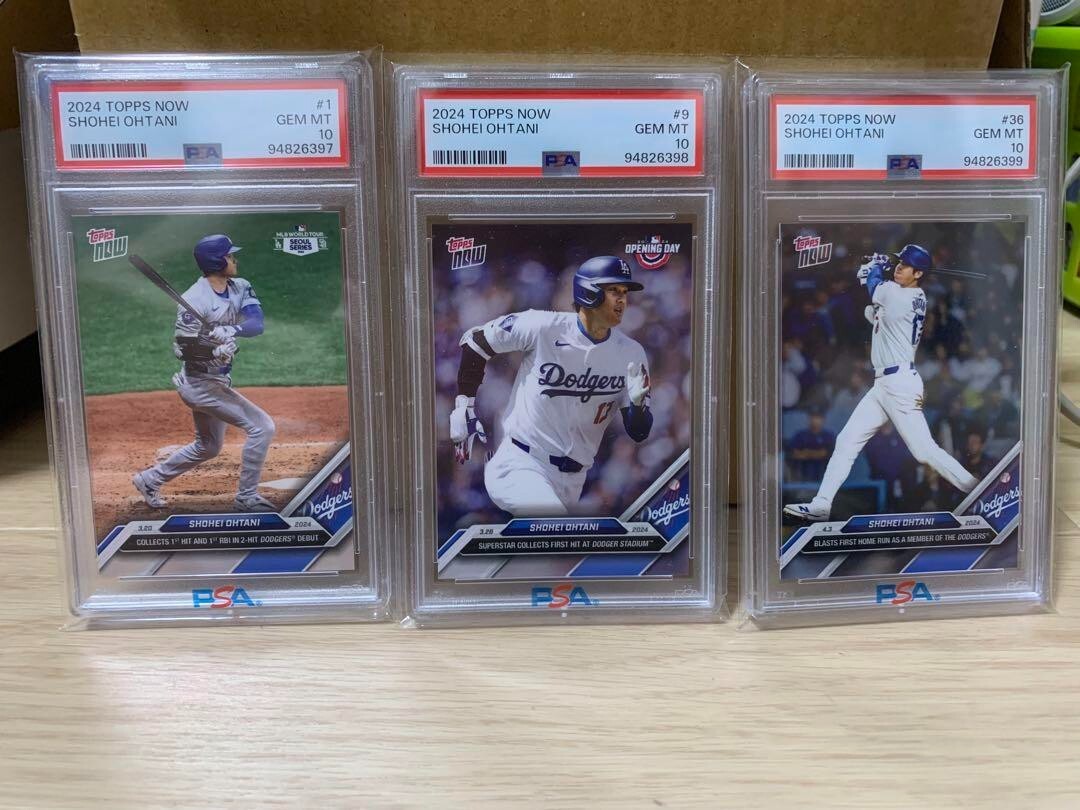 PSA10】 2023 Topps Now Team Japan Blue