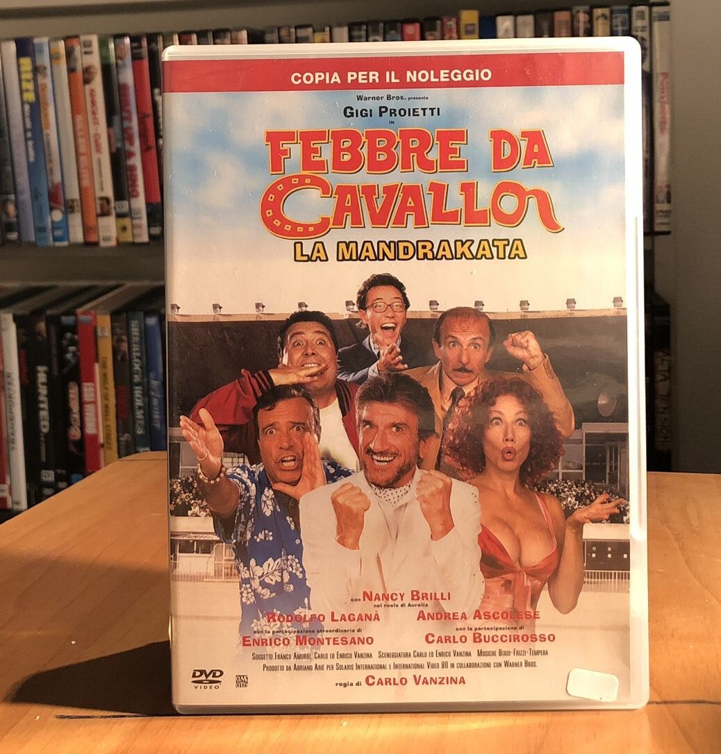 FEBBRE DA CAVALLO La mandrakata (2002) DVD BUONE CONDIZIONI con GIGI PROIETTI