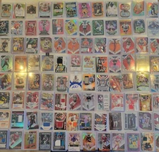 FOOTBALL HOT PACKS GUARANTEED 4 HITs RPA AUTO PATCH SP #’D OR REFRACTOR +5 RC 