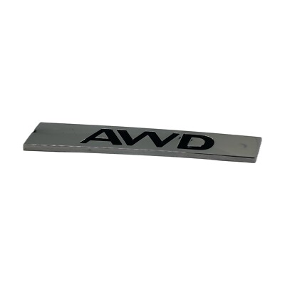 Small AWD Car Badge, Ford? Emblem, Genuine. ~102mm. Used. G.C. Free Tracked Post