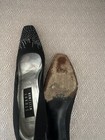 Stuart Weitzman women's black fabric and rhinestone heel size 8.5AA — photo 4