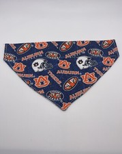 AUBURN UNIVERSITY TIGERS Dog Bandanna Auburn Pet Scarf  ***Made in USA***  Med.