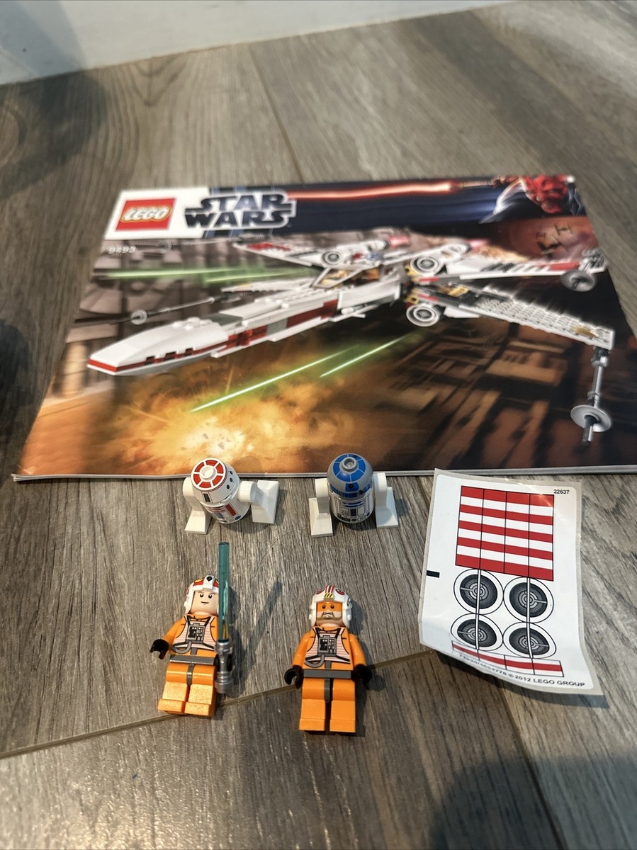 オレ芯白10、赤10、白10、グレー10 Authentic 2012 LEGO Star Wars 9493 X-Wing Starfighter w/ Minifigs