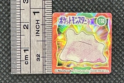 ポケモントップカード Ditto No. 132 Pokemon Mini Card Holo Rare Japanese Nintendo