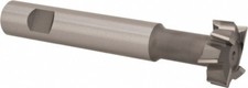 Made in USA 1-1/4" Diam, 1/2" Wide, Cobalt T-Slot Cutter