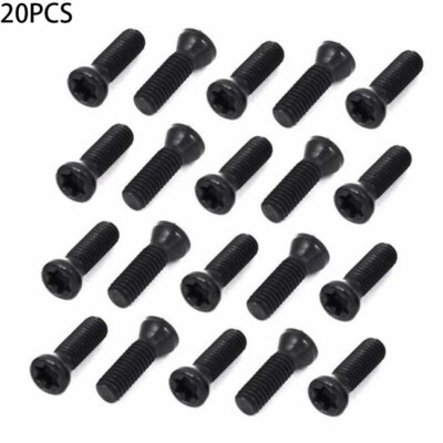 20pcs Insert Torx Screw for Carbide Inserts Lathe Tool & Screwdriver M3.5*12mm
