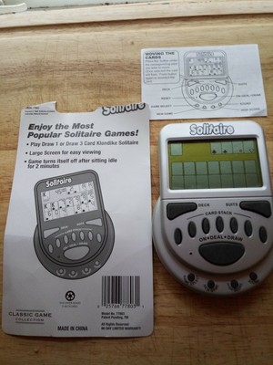electronic solitaire game large screen