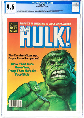   Hulk! Magazine #17 | Moon Knight | 1st Hatchet Man (Marvel, 1979) CGC 9.6 NM+