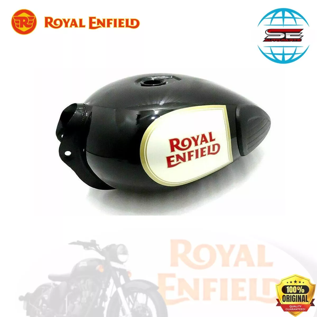 Royal enfield classic 350 sale black tank stickers