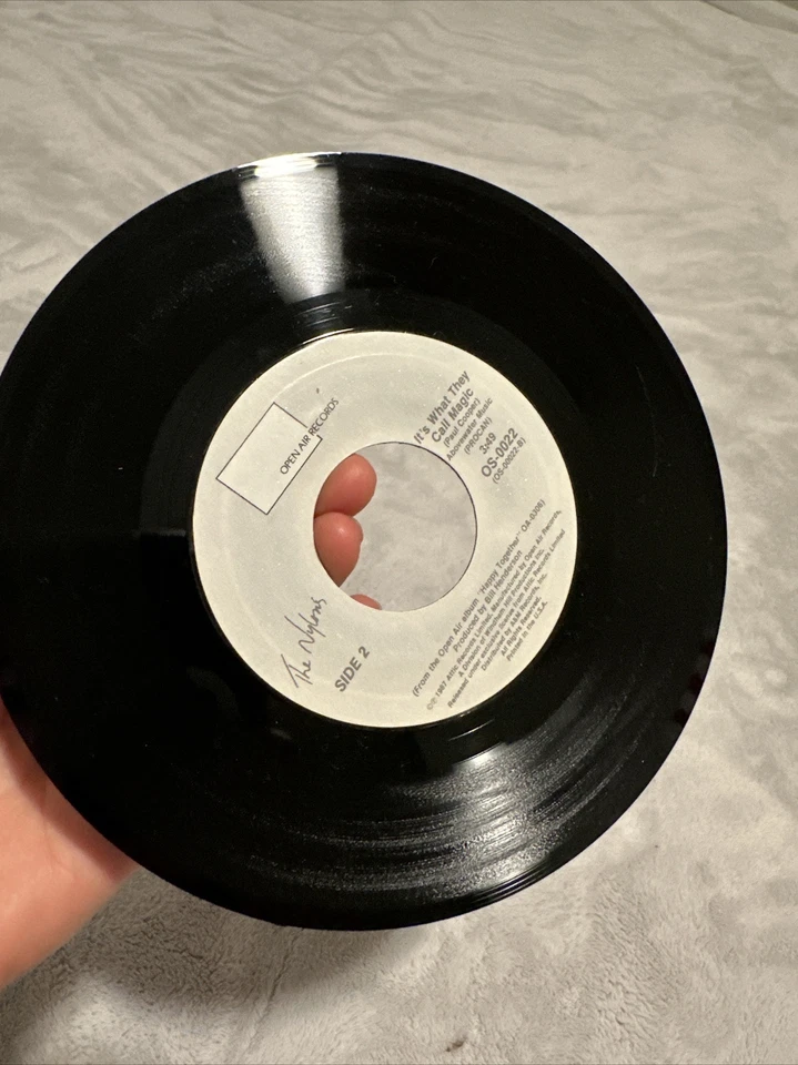 THE NYLONS KISS HIM GOODBYE / WHAT THEY CALL MAGIC 45 NM Open Air OS-0022 1987 - Image 4 of 4