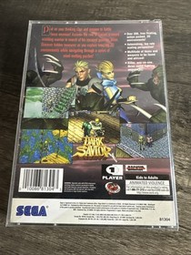Dark Savior (Sega Saturn) Disc And Case - No Manual