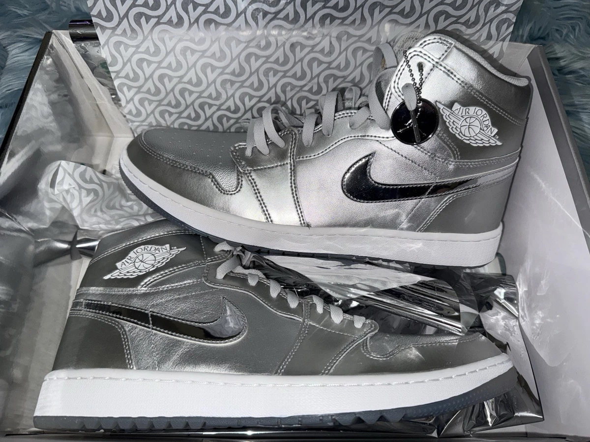 Jordan 1 Golf White Metallic for Sale | Authenticity Guaranteed | eBay