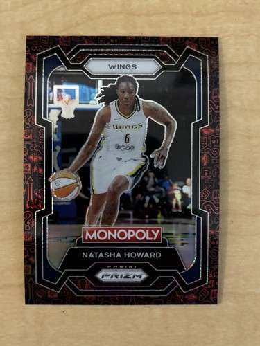 2024 Panini Prizm Monopoly WNBA Natasha Howard Dallas Wings Red Icons #49 270 - Bild 1 von 2