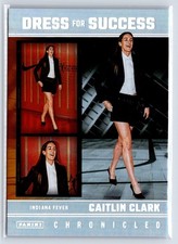 2025 Panini Caitlin Clark Chronicled #64 Holo Foil - Dress For Success - NM
