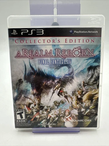 Final Fantasy XIV: A Realm Reborn Collectors Edition (PS3 Sony 2013) 2 Disc Set