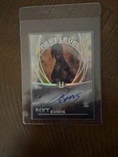 2025 Topps WWE Universe Je’Von Evans Next Level On Card Auto /50 