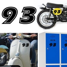 Nummer 93 Eras, Vinylaufkleber