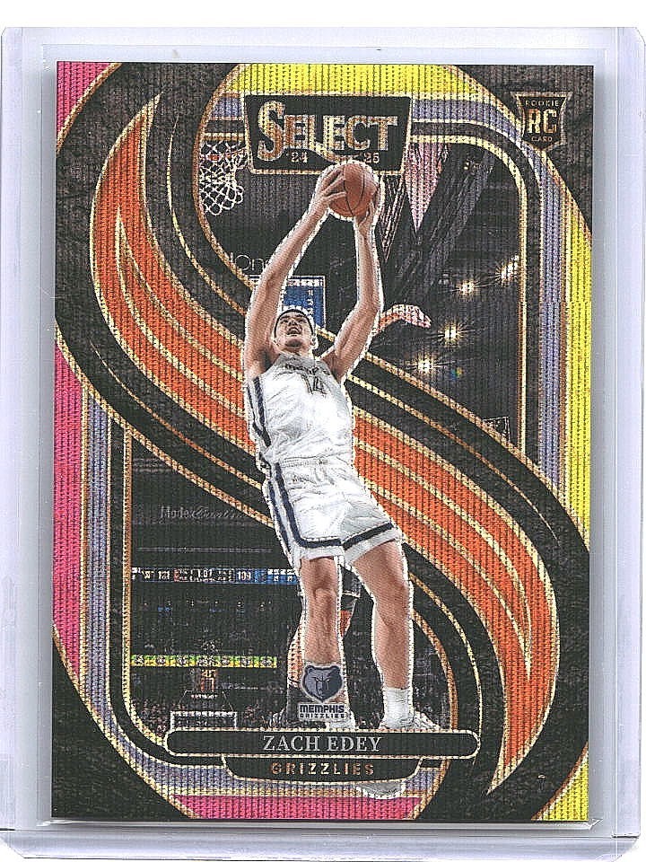 2024-25 Select Zach Edey Multi Wave Premier Level RC /20 SP Grizzlies Rookie