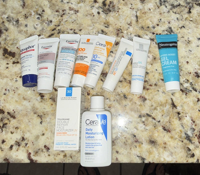 Assorted Travel/Sample Skincare Lot - CeraVe Daily Lotion, La Roche-Posay