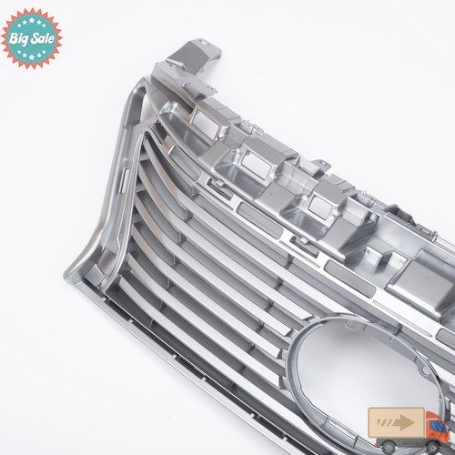 For 2013-2015 Lexus ES350 ES300H Front Bumper Grille & Fog Trim Chrome Set - Picture 8 of 13