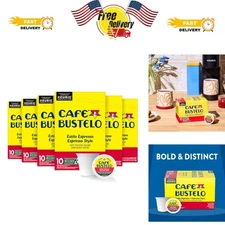 Savor the Bold Taste: Espresso Dark Roast K-Cup Pods, 6 Packs of 10 Count