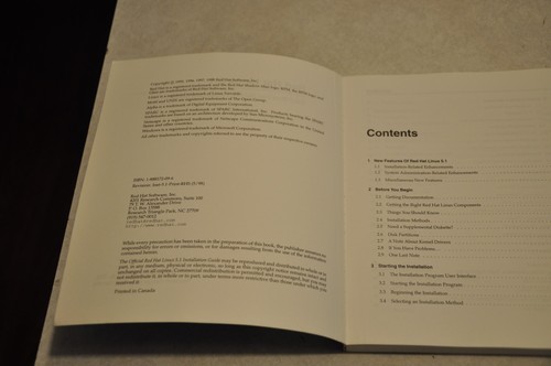 Official Red Hat Linux 5.1 Operating System Installation Guide - Picture 3 of 5