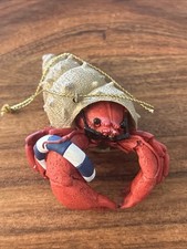 Hermit Crab Beach Bum Christmas Ornament Beach Nautical Ocean
