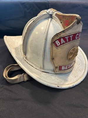 Cairns and Brother Leather fireman's helmet size 7 1/8