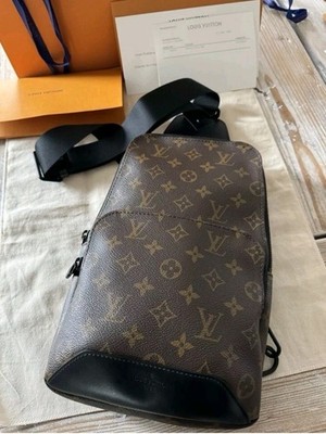 Louis Vuitton Avenue Sling Bag Schultertasche Monogram  Rechnung Staubbeutel OVP