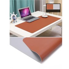 1.8mm Thick Leather Table Protector - Heavy Duty 16 36 inch Brown gray