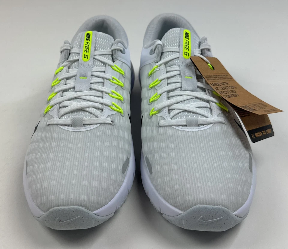 Nike Free Golf Next Nature Mens 10.5 Wide White Golf Shoes Spikeless FQ7875-001 - Image 4 of 4