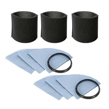 VacBagsUSA Replacement Filter Kit for most Shop-Vac 5+ Gallon Vacuums (3) Foam F